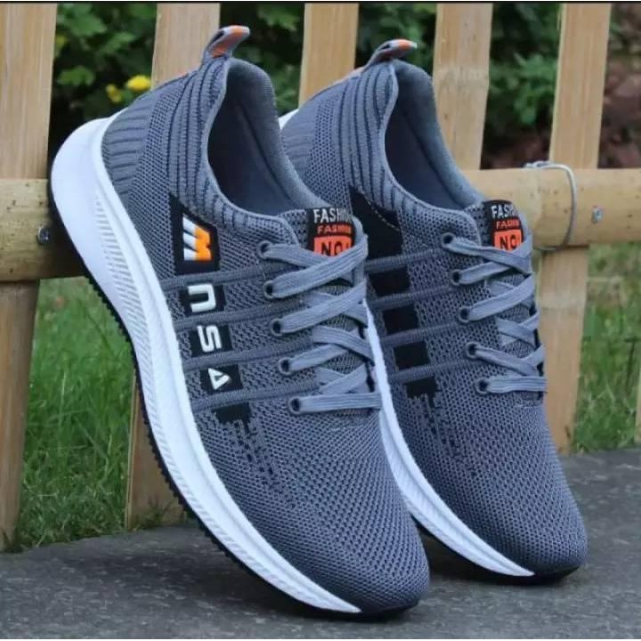 Sepatu sneakers pria kekinian / sepatu pria fashion sekolah remaja cod