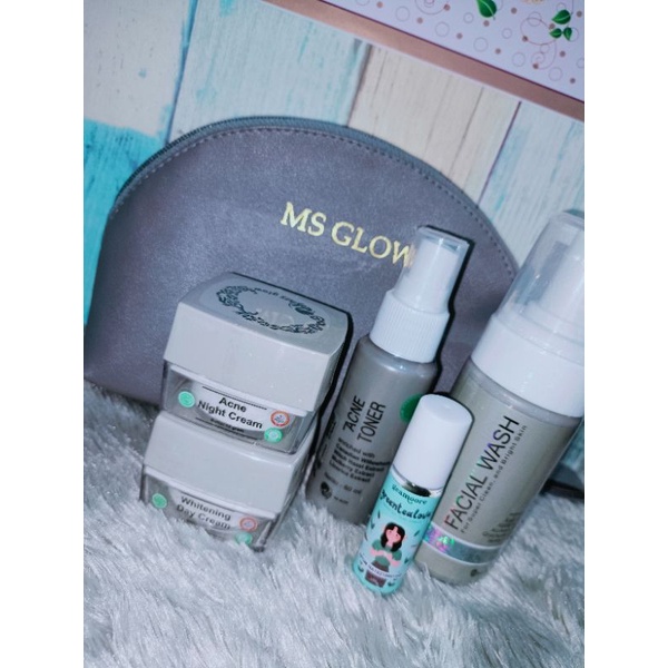 MS GLOW PAKET ACNE BERJERAWAT PARAH RADANG HARGA MEMBER RESELLER ASLI AMAN BPOM