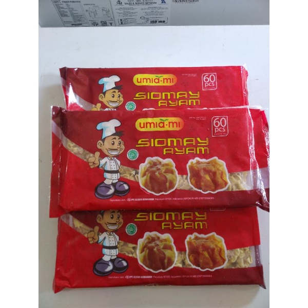 

(Ekspedisi hanya surabaya sidoarjo gresik) UMIAMI SIOMAY AYAM ISI 60