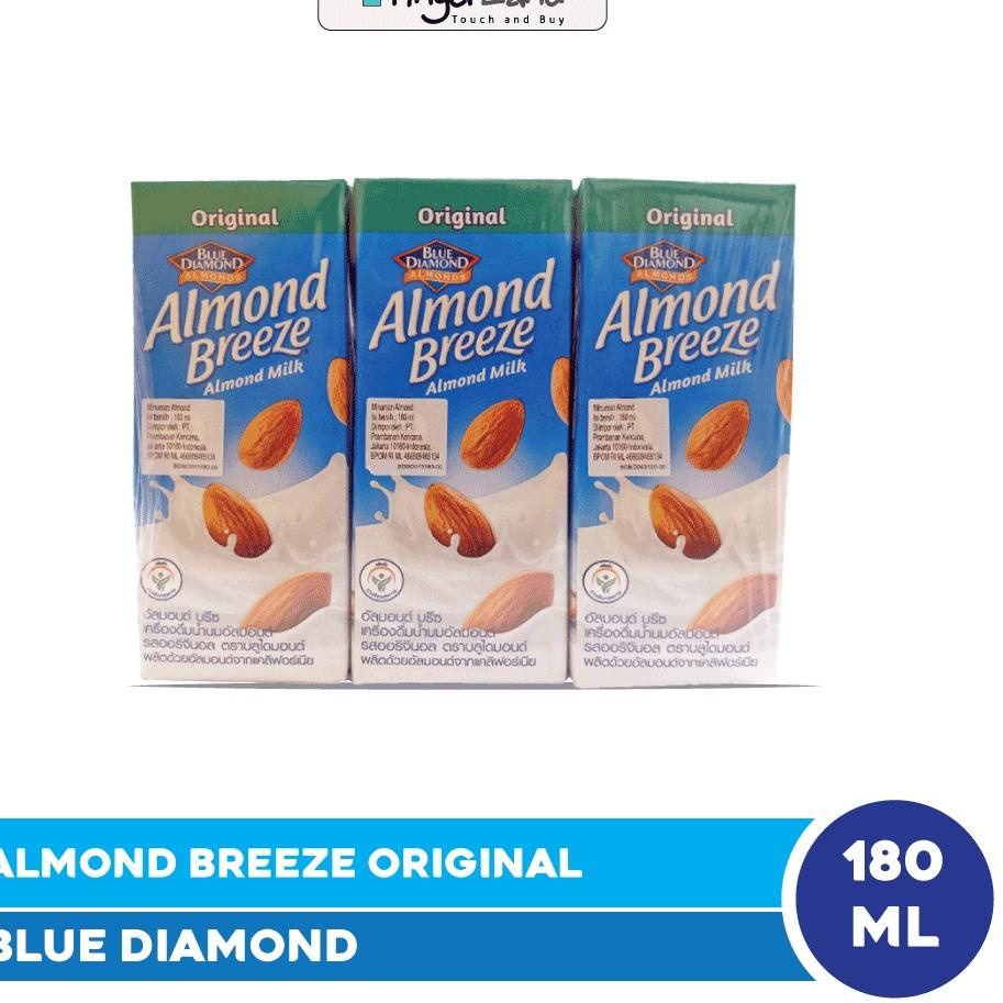 

KODEC7o2N--Blue Diamond Susu Almond Milk Original 180 Ml (24 Pcs)