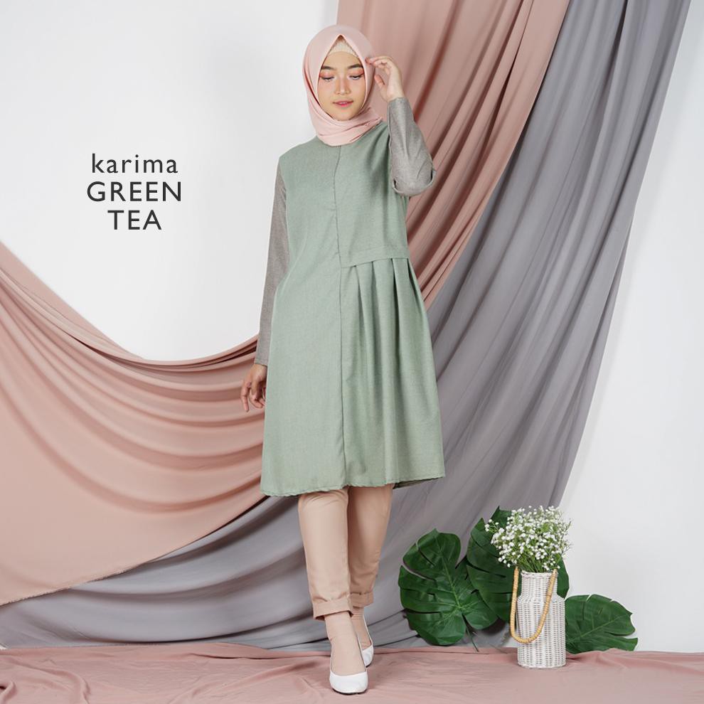 Karima Tunik All Color Pakaian Wanita Hijab Mamah Icis