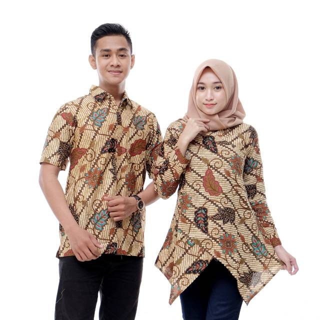 Batik couple sogan asli pekalongan