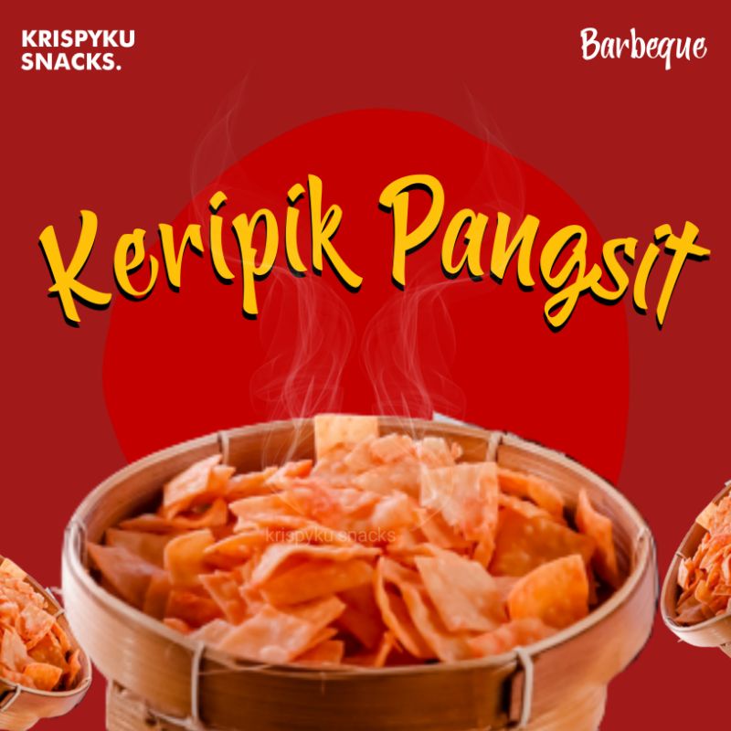 

KERIPIK PANGSIT KRISPYKU BBQ-110gr/barbeque/kripik/cemilan/makanan ringan/renyah/cod/bbq/makanan gurih/bbq/oleh oleh/kripik/kerupuk/pangsit/gurih/keripik gurih/viral/cemilan hits/cemilan kekinian