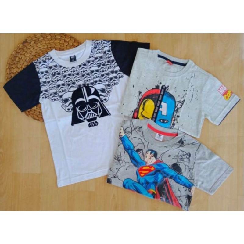 KAOS ANAK COWOK MARVEL X NEVADA ORIGINAL MURAH