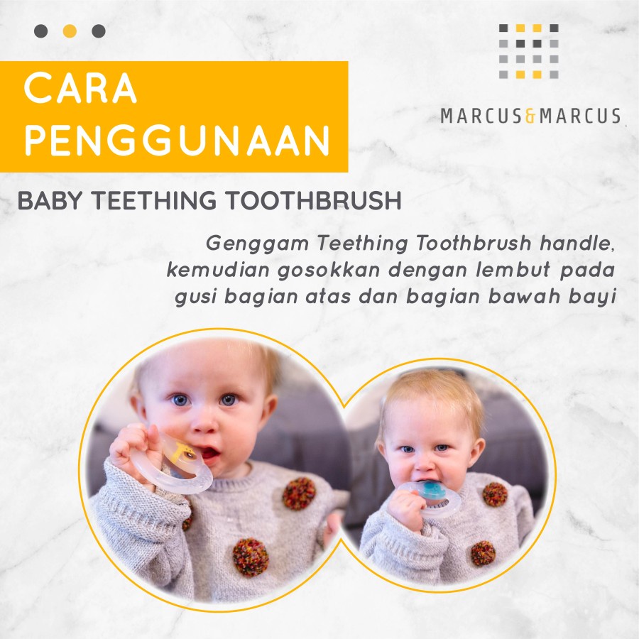 MARCUS MARCUS BABY TEETHING TOOTHBRUSH