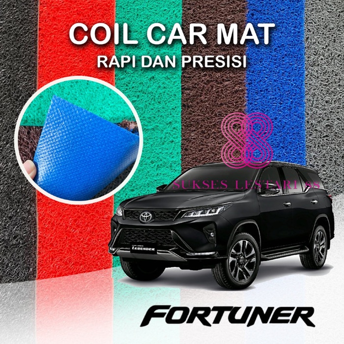 KARPET MOBIL PREMIUM TOYOTA FORTUNER MIE BIHUN 1 WARNA