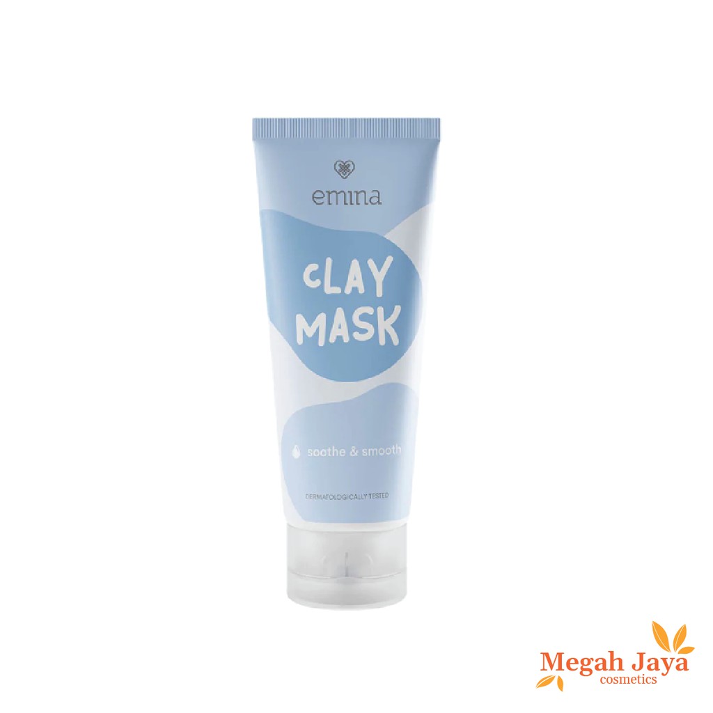 EMINA CLAY MASK SOOTHE AND SMOOTH 60 ML (BIRU) @MJ