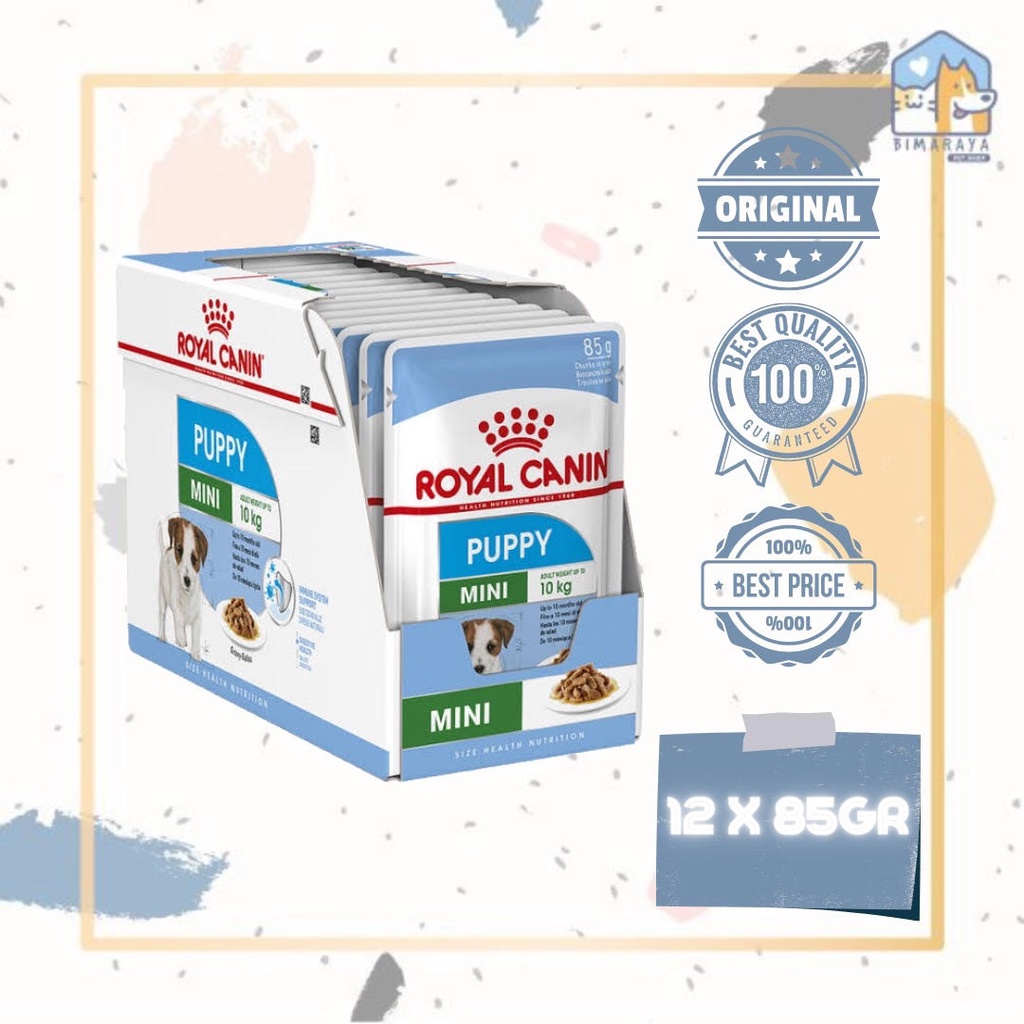 ROYAL CANIN MINI PUPPY WET FOOD 12 X 85GR (BOX)