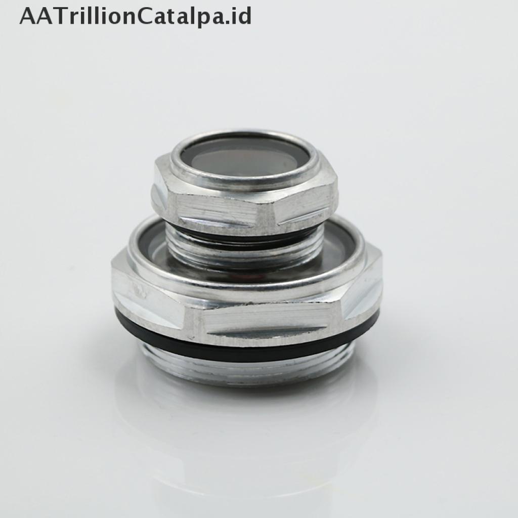 (Aatrillioncatalpa) Kompresor Udara Level Sight Glass Bahan Metal Ukuran 16mm - 48mm