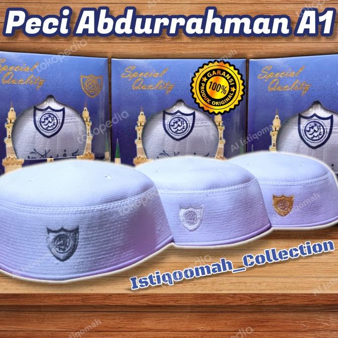 Peci Haji Putih Malaysia H Abdul Karim Lokal Tebal Kualitas A1 dan A3
