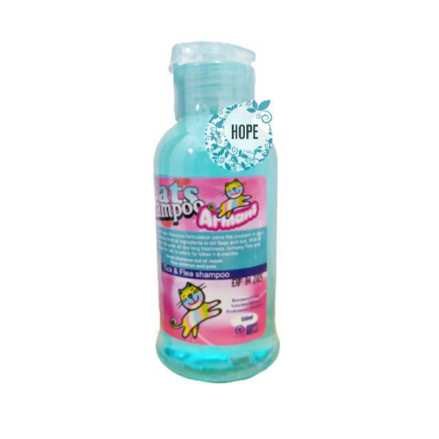 Shampoo armani tick & flea shampo kucing anti kutu