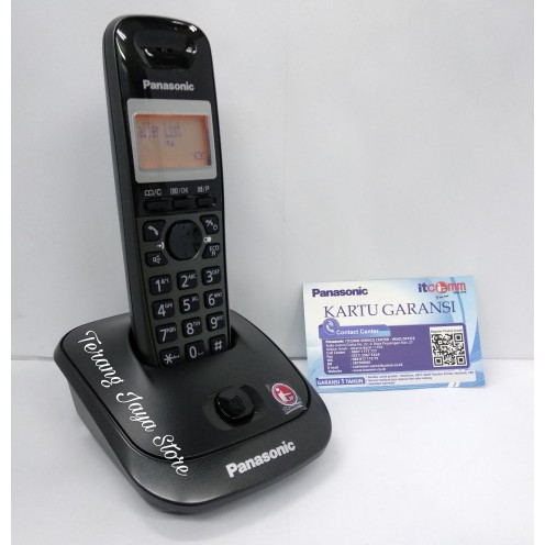 

Telepon Wireless Panasonic KX-TG2511 (Hitam) Panasonic KX-TG 2511