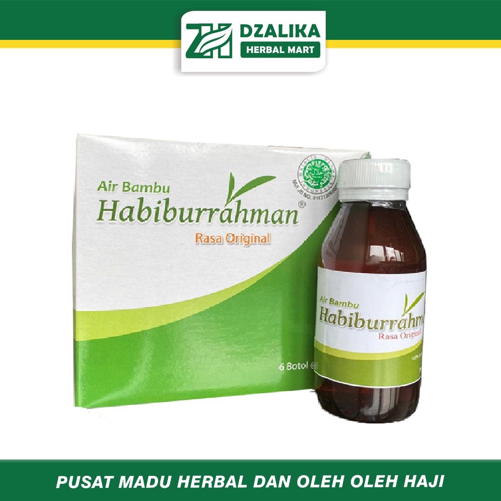 

AIR BAMBU HABIBURRAHMAN 120 ML ORIGINAL MENJAGA KESEHATAN | 1 BOX 6 BOTOL | Air Ruas Bambu Alami