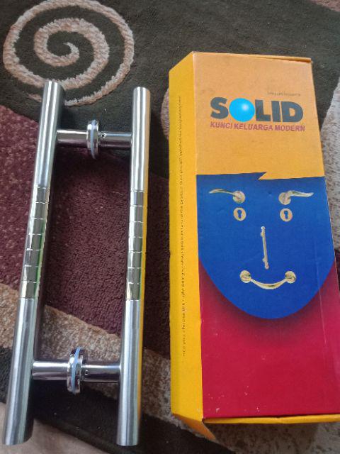 Handle Pintu Stainless Baut Tembus Solid 45cm