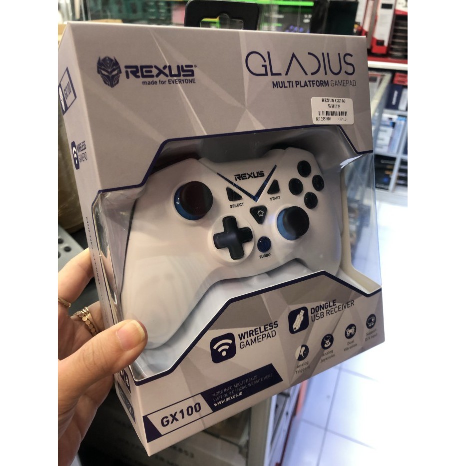 REXUS GLADIUS GX100 WHITE Gamepad