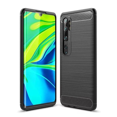 CASE SLIM FIT CARBON IPAKY XIAOMI MI NOTE 10 SOFTCASE - FA