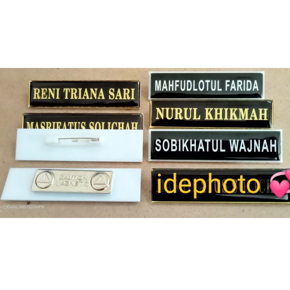 

NAME TAG / NAMA DADA