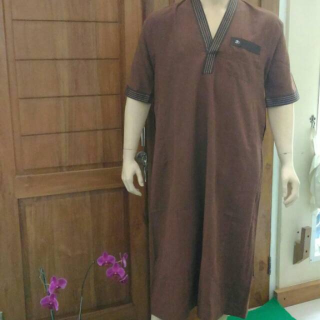 Gamis Jubah Pria Lengan Pendek Al Ham
