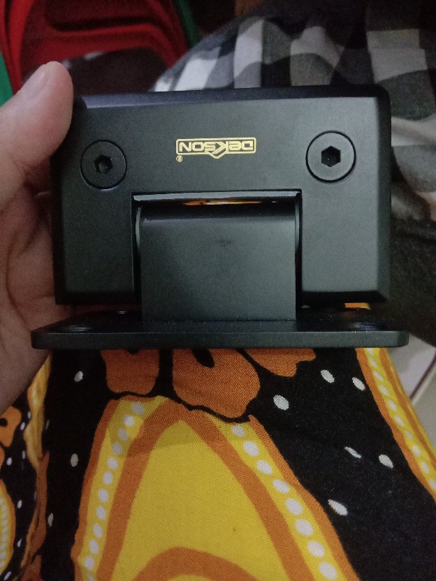 Engsel Shower Hinge Dekkson 7701 Glass To Wall Kaca Tembok Matt Black