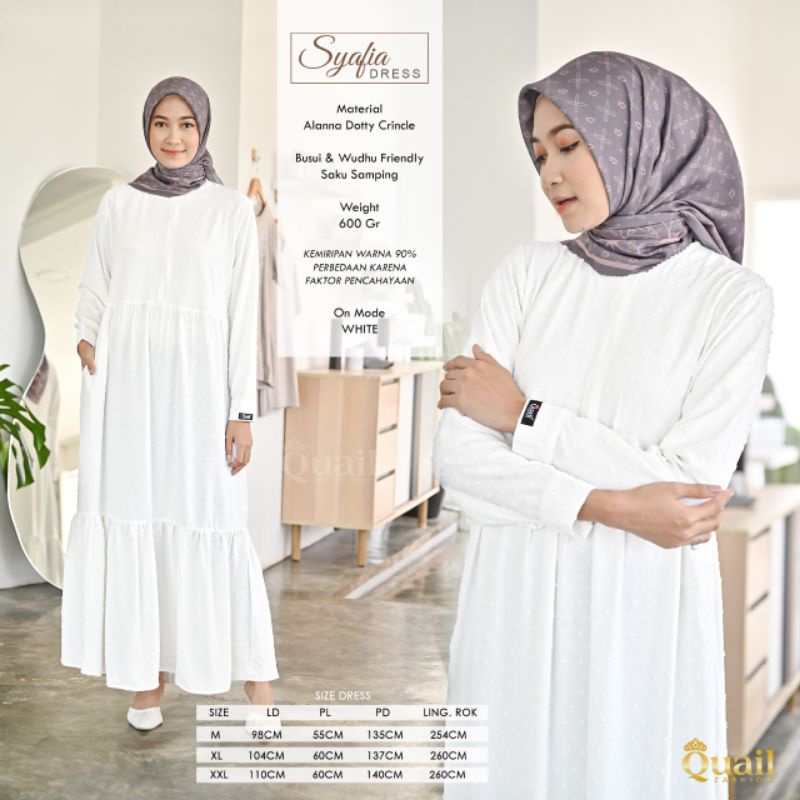 DRESS QUAIL HIJAB SYAFIA