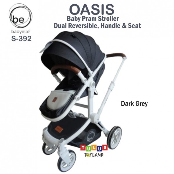 Babyelle OASIS S 392﻿ Stroller Pram hadap ibu dual reversible handle rangka lipat kompak Baby Elle S392