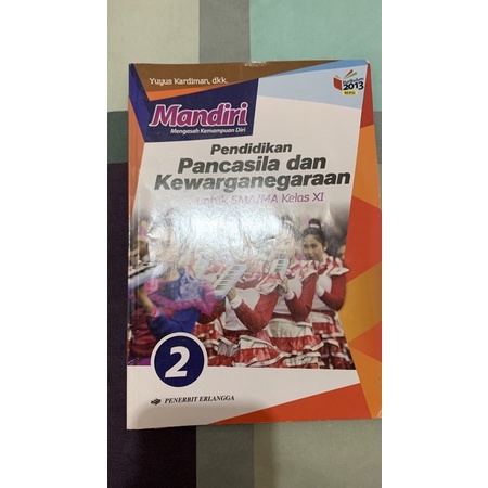 buku erlangga mandiri ppkn kelas 11 SMA