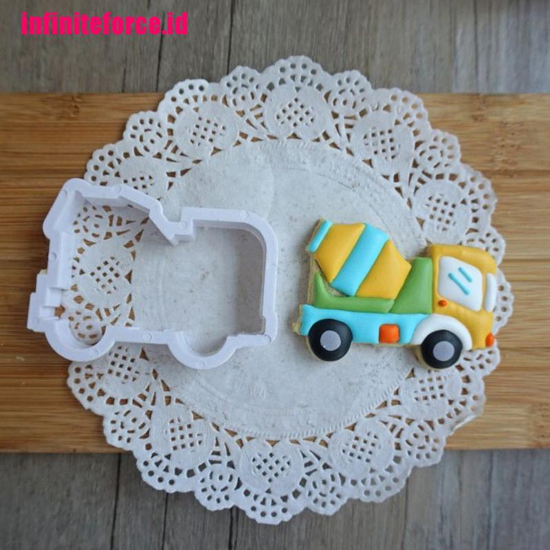 8pcs car truck Cutter Sugarcraft Cake Decorating Cookies Pastry Mould DIY