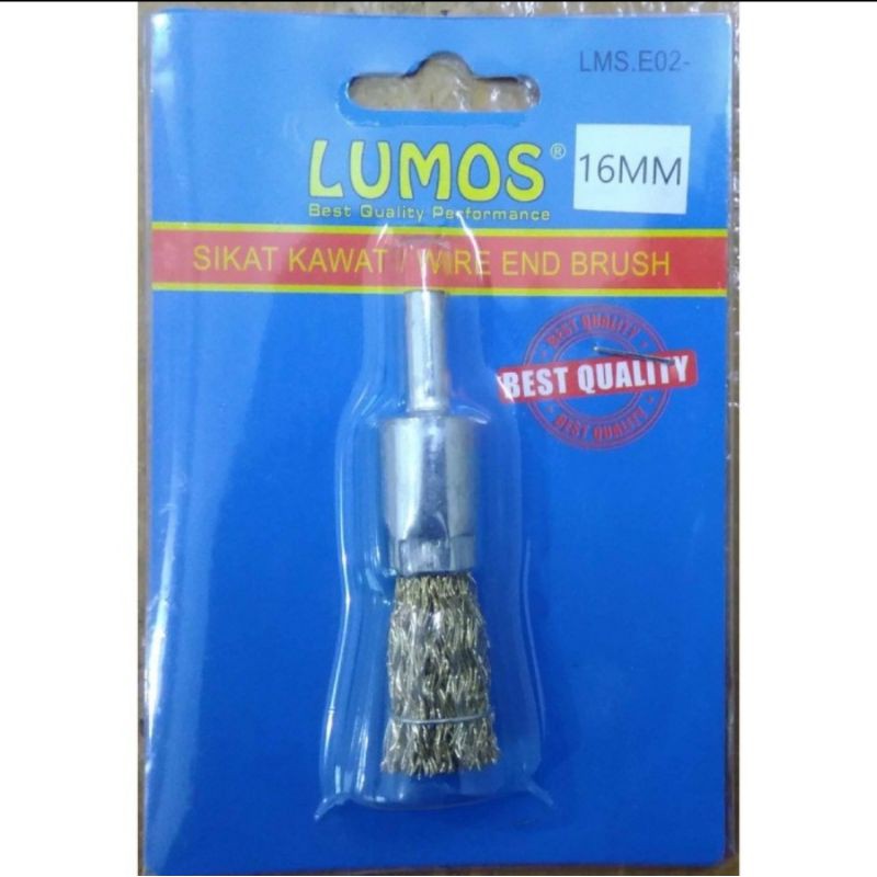 Mata bor sikat kawat 16mm Lumos Brush