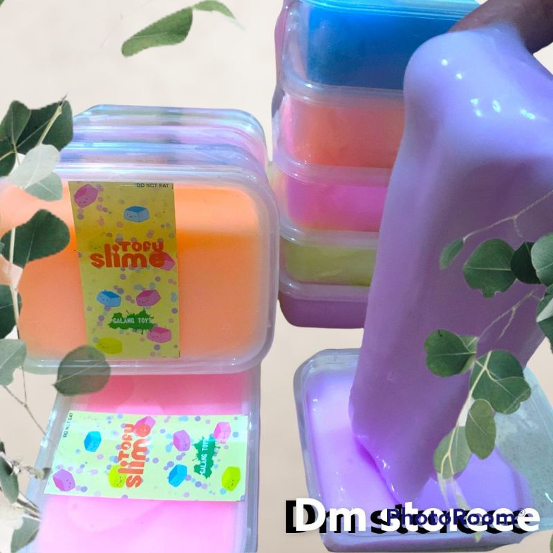 slime original slem slime murah slime tofu slime jelly slime kecil jumbo