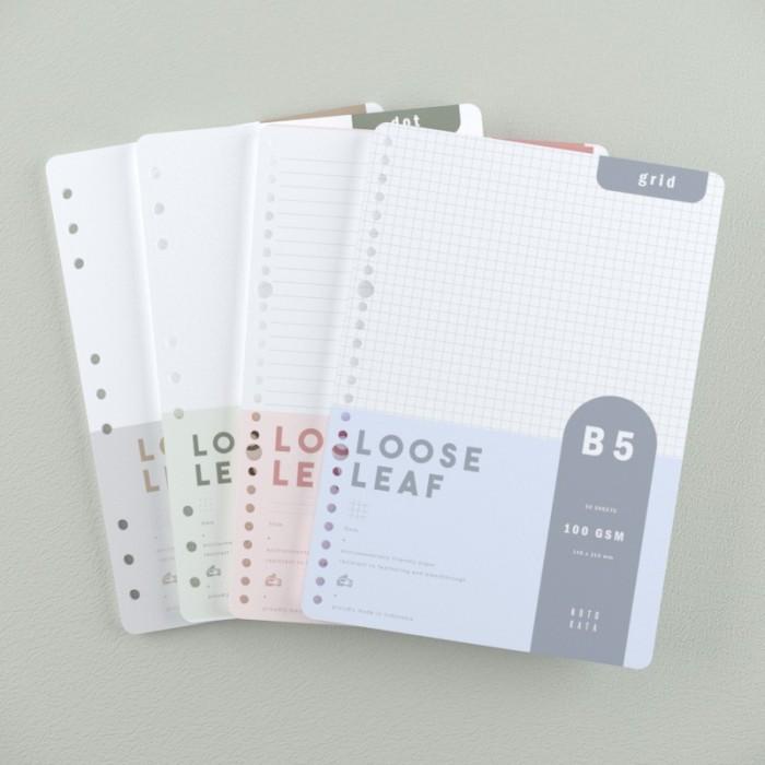 

Binder | Rds - B5 - Loose Leaf Rounded Corner By Notokata Kualitas Terbaik