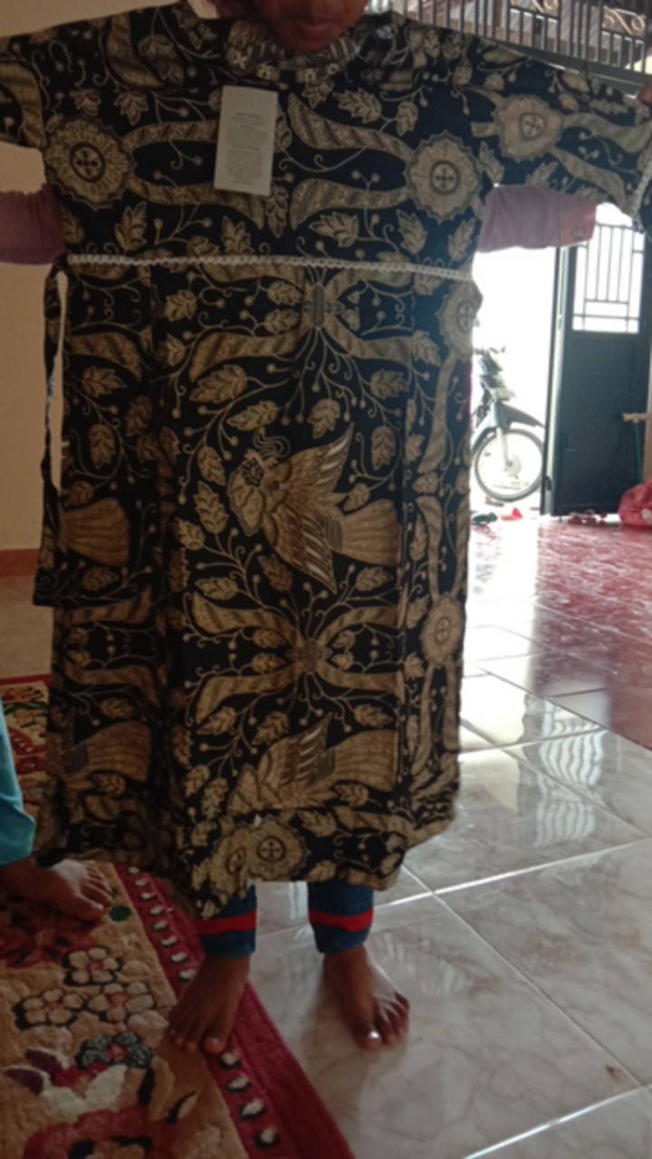 155. Gamis Batik Anak Balpong