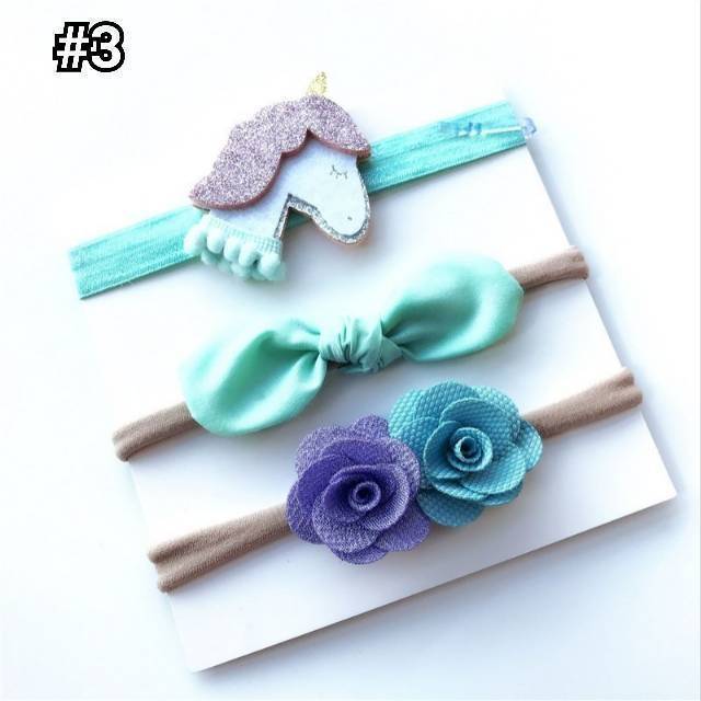 Little pony headband / Nilon Headband Set / Bandana Nilon Set / Unicorn Bandana Set / Set Bandana