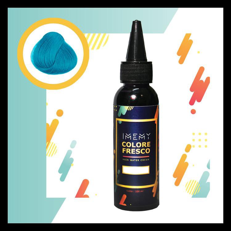 Colore Fresco - Tosca Color Cream Cat Pewarna Rambut Biru Hijau Kode 342