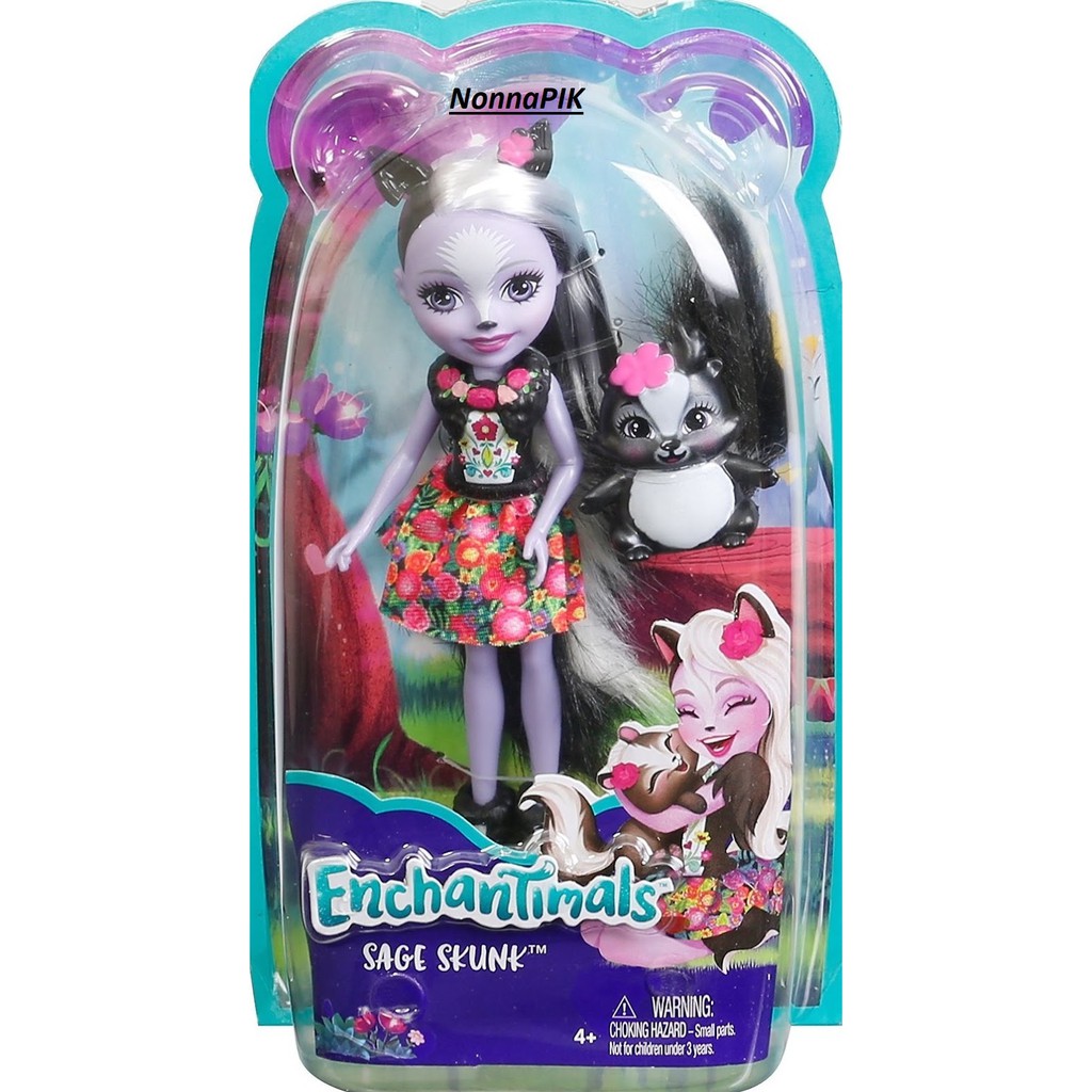 Enchantimals Sage Skunk And Caper Doll Set