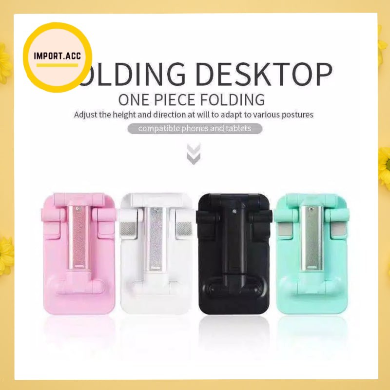 DESKTOP FOLDING MULTI STAND PHONE HOLDER 23 HP TABLET DUDUKAN HANDPHONE MEJA BRACKET