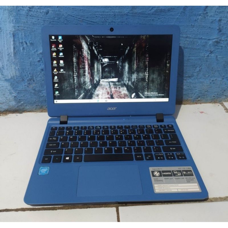 Netbook Acer aspire ES1-132 blue Intel/2GB/500GB/Win10 second