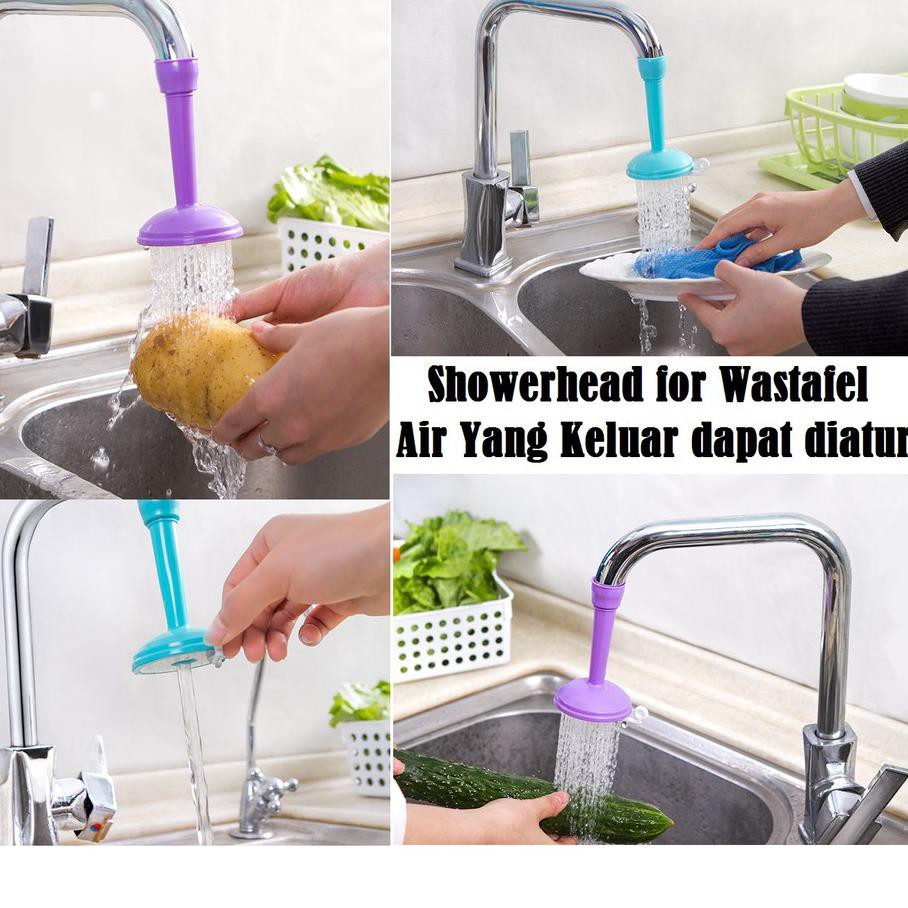 PRODUK TERBARU Sambungan Kran Air Penyambung Keran Air Faucet Extender fleksibel silikon CD20 ....