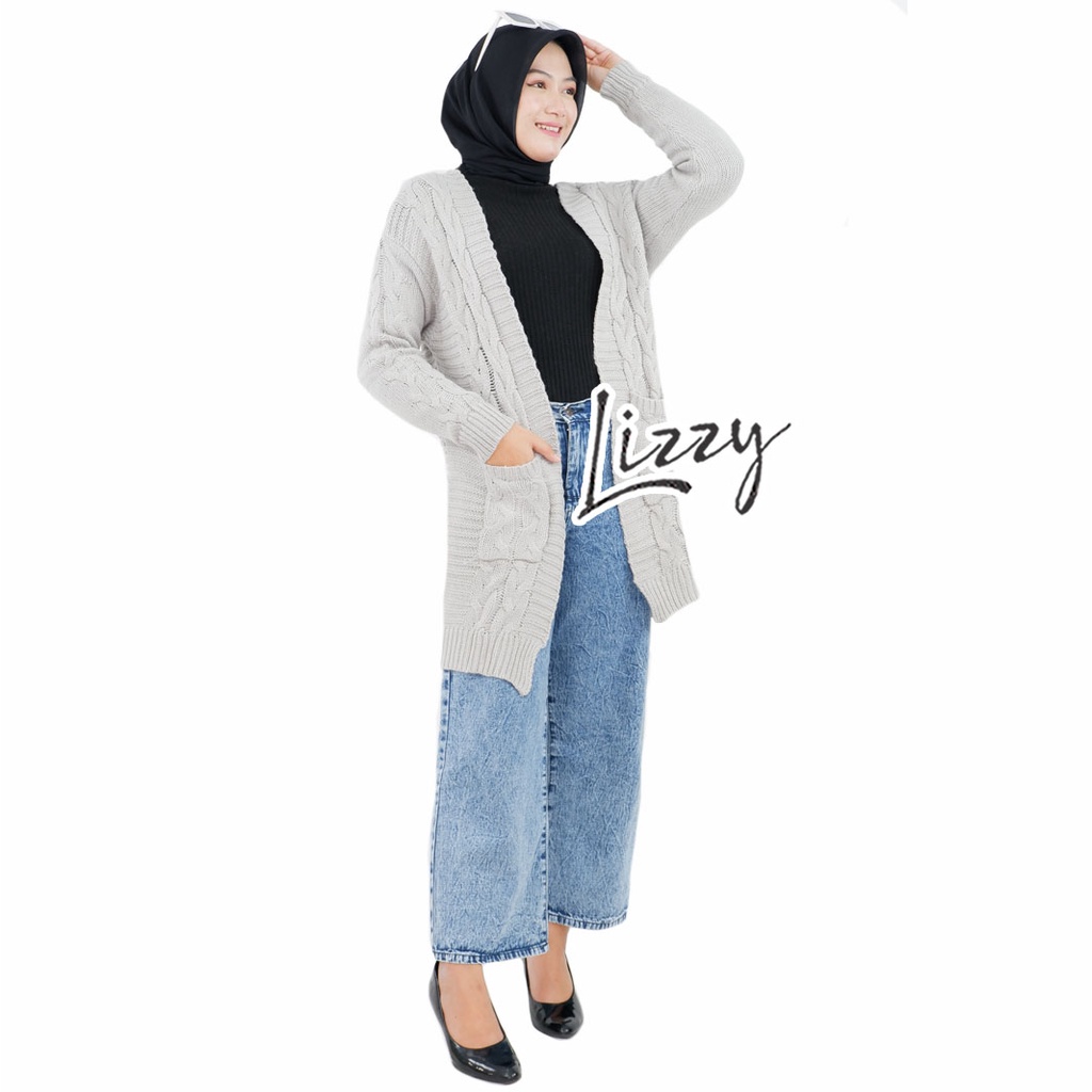 Lizzy - CARDIGAN RASYWA CABLE PREMIUM