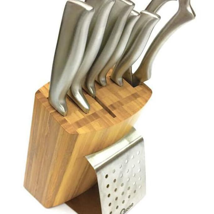 Oxone Wooden Knife Set OX-95 – Pisau Set