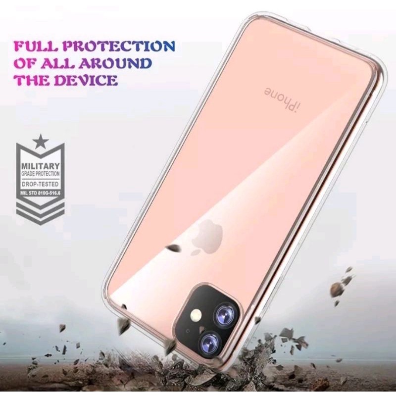 IPHONE 6 / 6G / 6S / 6+ / 6S+ / 7 / 7G / 7+ / 8 / 8G / 8+ / SE 2020 Softcase Bening Transparan Silicon Bening