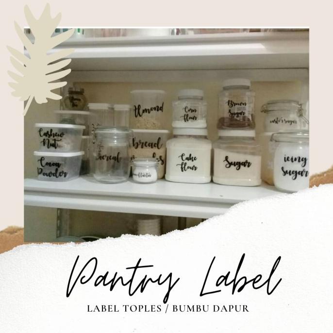 

CUTTING STIKER - PANTRY LABEL - STIKER TOPLES - STIKER BUMBU DAPUR
