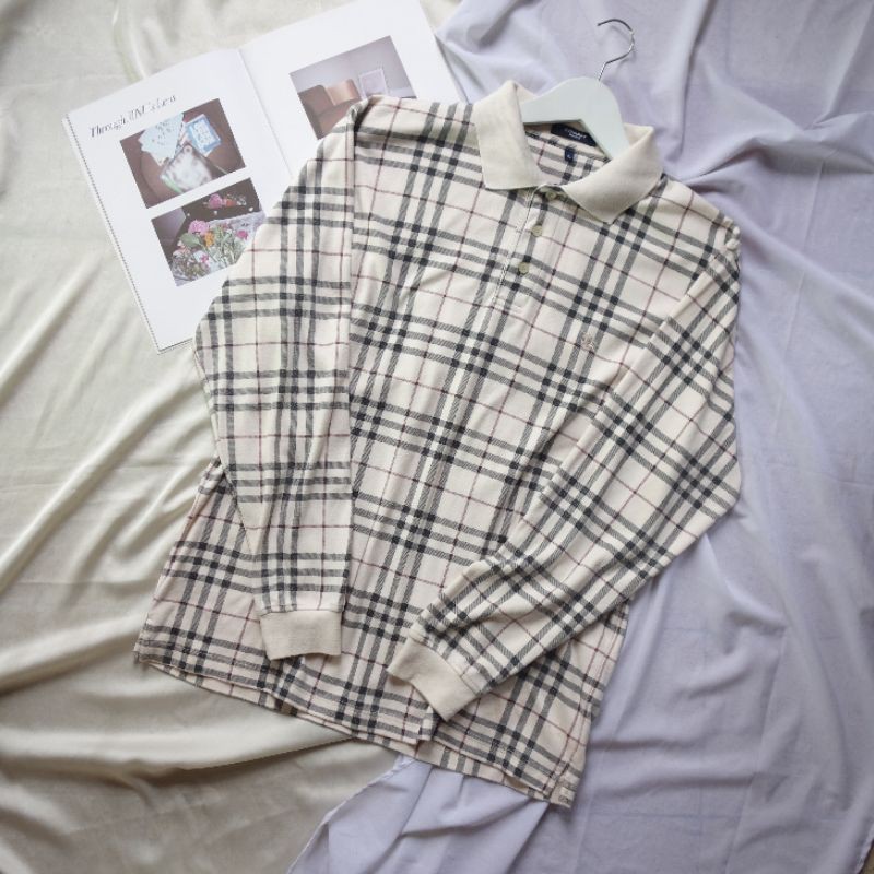 Kleding Meisjeskleding Tops & T-shirts Polos Vintage Burberry London Nova Check Poloshirt 