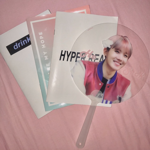 bts jhope fansite goodies [photobook,handfan]