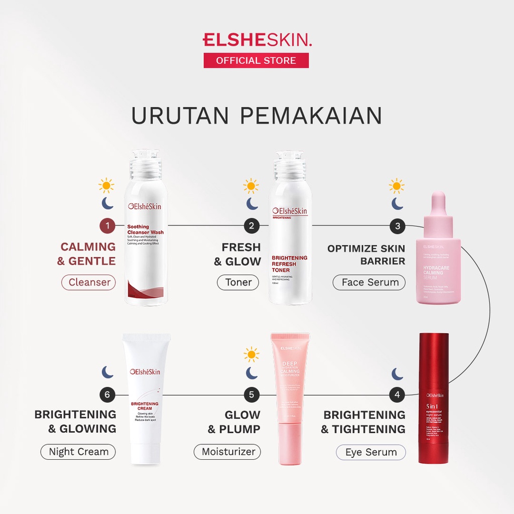 ElsheSkin Soothing Cleanser Wash 100ml. Perawatan untuk Kulit Bersih. Membersihkan/Cleansing, Bersihkan Wajah/Muka dari Kotoran dengan Chamomile dan Extract Acid. Kulit Bersih &amp; Glowing Tanpa Kulit Terasa Kering