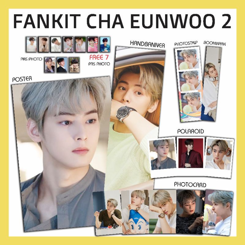 FANKIT ASTRO CHA EUNWOO LEE SUHO TRUE BEAUTY fan made by mochichim