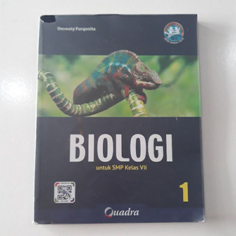 Buku Biologi 1 SMP Kelas 7 Quadra Bekas