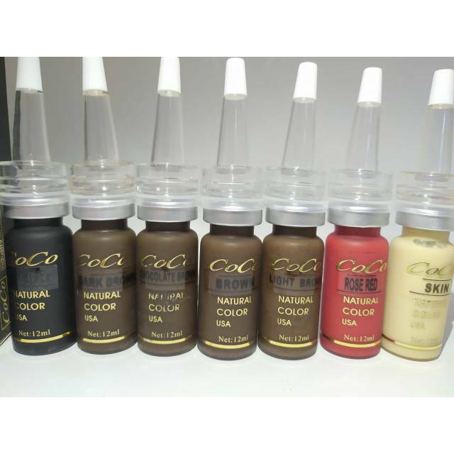 Tinta Coco/tinta sulam alis/tinta sulam bibir