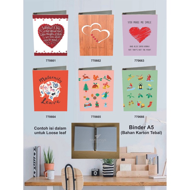 

Binder A5 / Binder Note A5 / Love / Set 2965