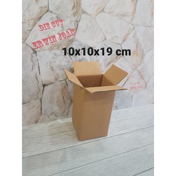 

Kardus / Box / uk. 10x10x19 cm / Karton packing polos baru ST