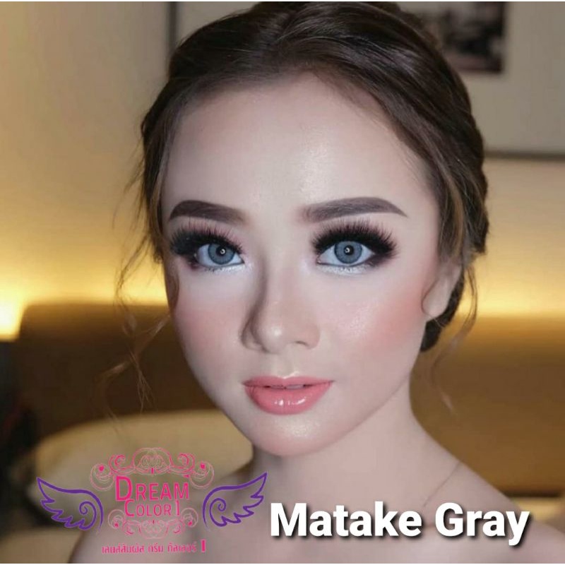 SOFTLENS MATAKE GREY GRAY ABU DREAMCOLOR NORMAL MINUS SOFT LENS MURAH